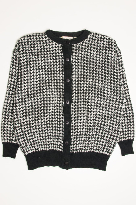 Houndstooth 80s Cardigan 3659