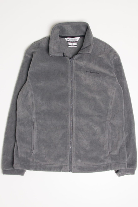 Grey Columbia Fleece Zip Up Jacket