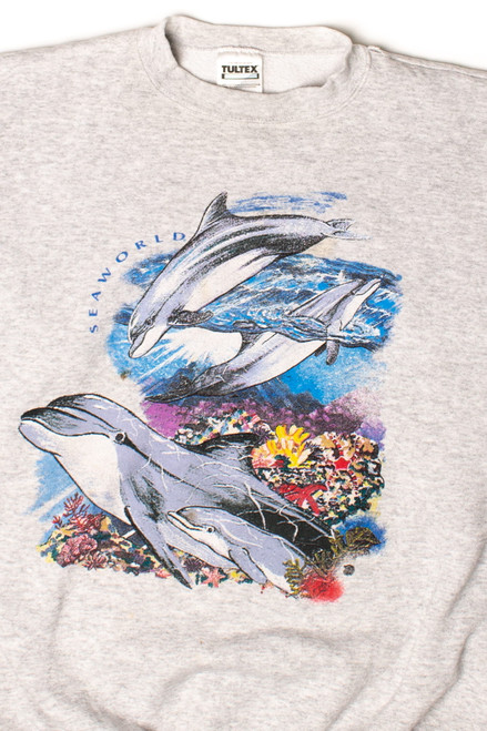 Vintage SeaWorld Dolphins Sweatshirt (1990s)