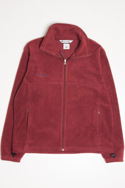 Rusty Red Columbia Fleece Zip Up Jacket