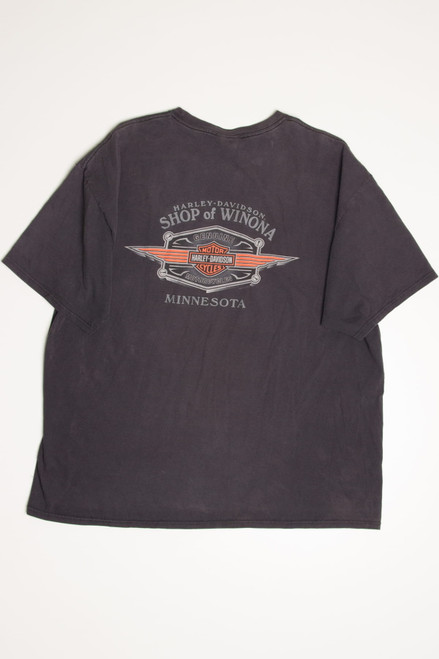 Strength, Courage, Freedom Winona Minnesota Harley-Davidson T-Shirt (2010s)