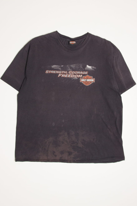Strength, Courage, Freedom Winona Minnesota Harley-Davidson T-Shirt (2010s)