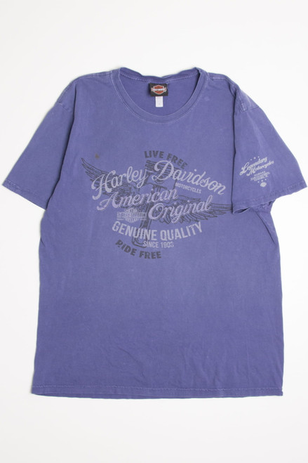 Vintage Live Free Ride Free Harley Davidson T-Shirt