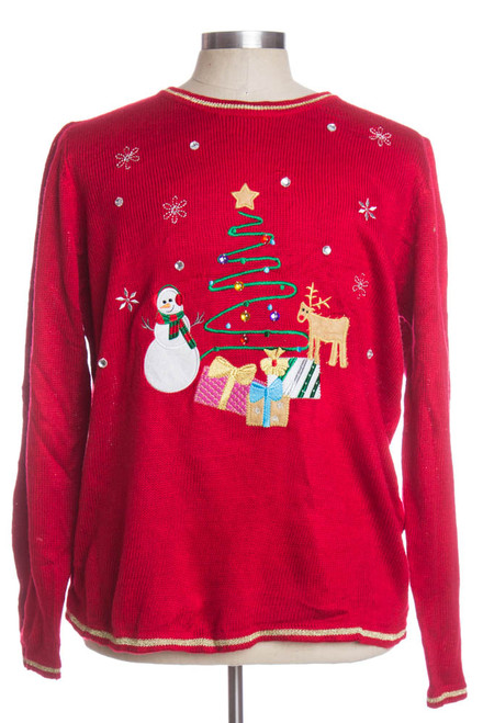 Red Ugly Christmas Pullover 33651