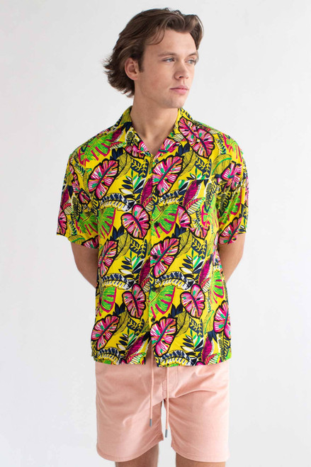 Electric Palms Hawaiian Shirt