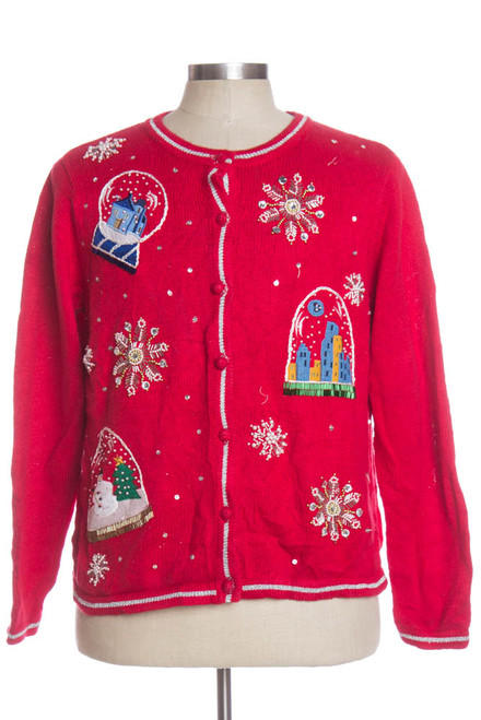 Red Ugly Christmas Cardigan 34106