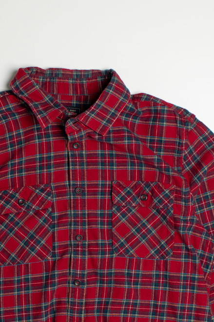 Vintage Red Flannel Shirt