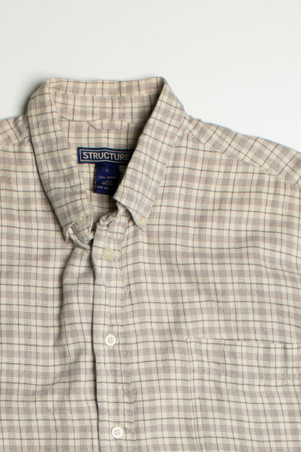 Vintage Structure Flannel Shirt