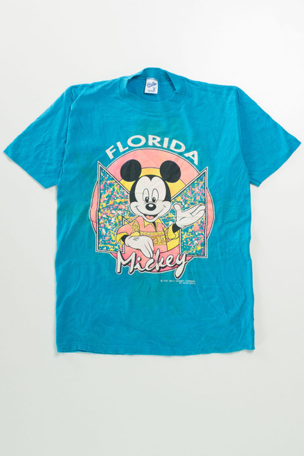 Vintage Mickey Mouse Miami Florida Single Stitch T-Shirt 