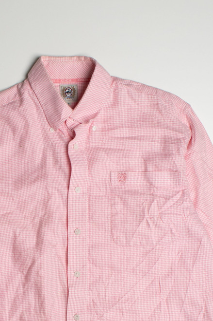 Vintage Pink Cinch Flannel Shirt