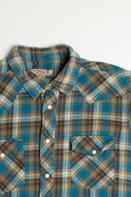 Vintage Route 66 Flannel Shirt