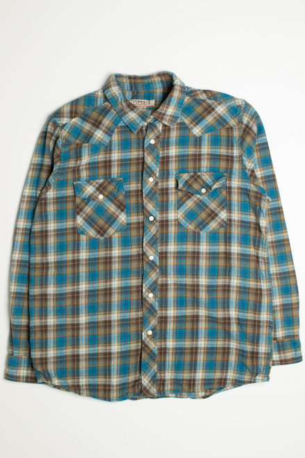 Vintage Route 66 Flannel Shirt