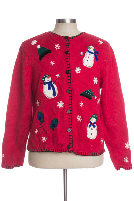 Red Ugly Christmas Cardigan 33425