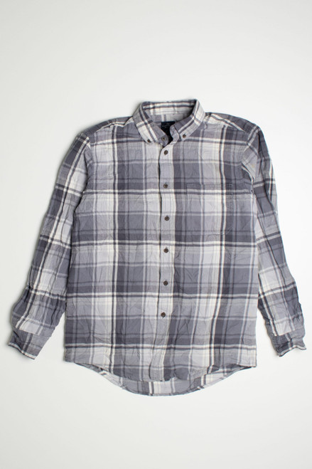 Vintage Gray Faded Glory Flannel Shirt