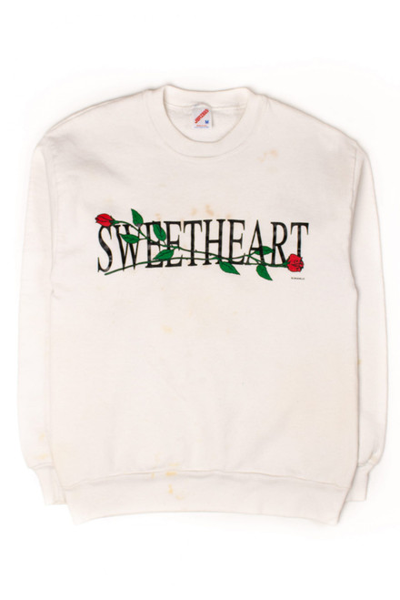 Vintage Sweetheart Roses Sweatshirt (1990s)