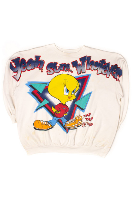 Vintage Yeah... Sure... Whatever... Tweety Bird Sweatshirt (1997)