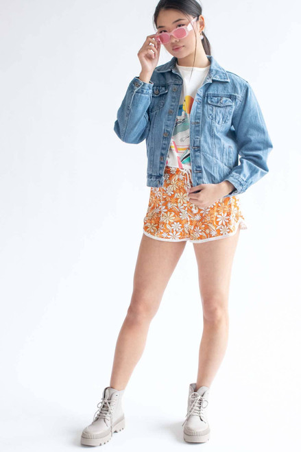 Toddler Denim Dolphin Shorts | Gap