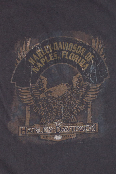 Vintage Naples Harley Davidson T-Shirt 2