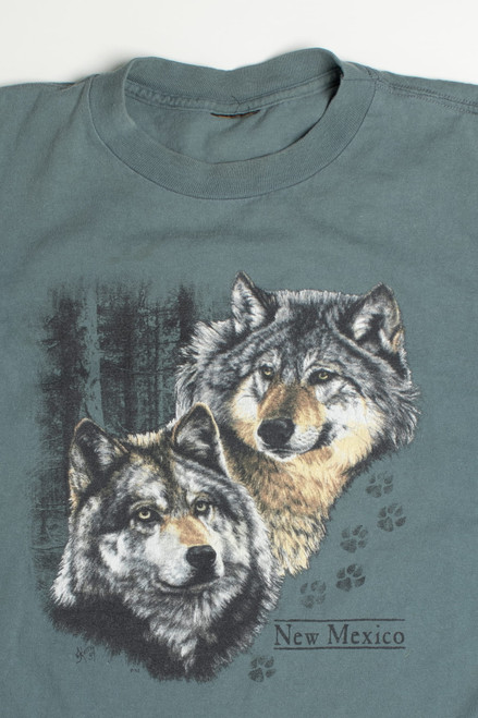 New Mexico Wolves Vintage Single Stitch T-Shirt