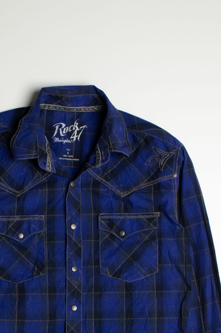 Vintage Wrangler Button Up Shirt