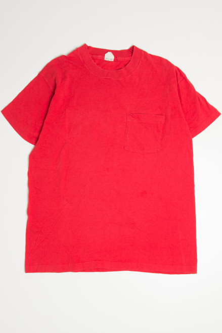 Vintage Red Pocket T-Shirt