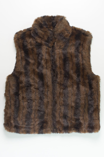 Vintage Reversible Faux Fur Vest