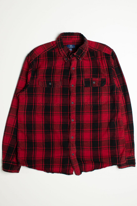 Vintage George Red Flannel Shirt