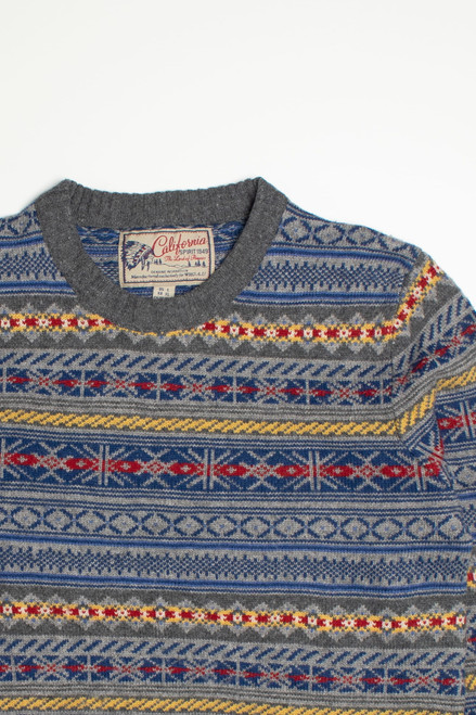 Vintage Fair Isle Sweater 90