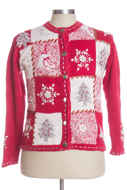 Red Ugly Christmas Cardigan 33430