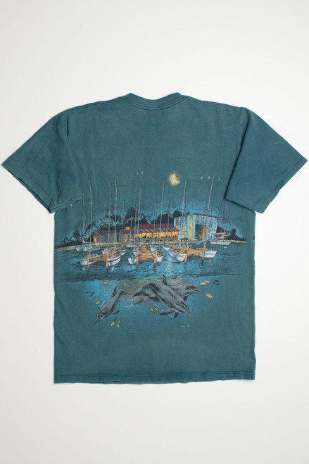Vintage Indialantic Beach Dolphin T-Shirt