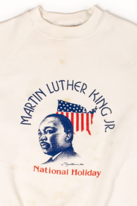 Vintage MLK Jr. National Holiday Sweatshirt (1980s)