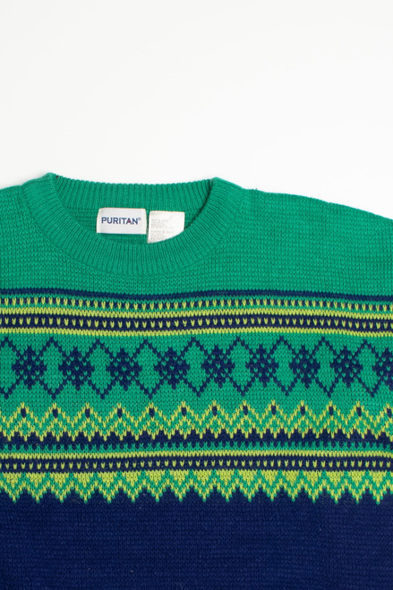 Vintage Puritan Fair Isle Sweater 2