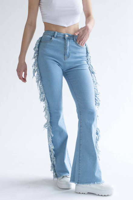 Girls Bell Bottom Jeans