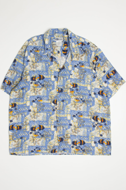 Vintage Tropical Fish Hawaiian Shirt 2081