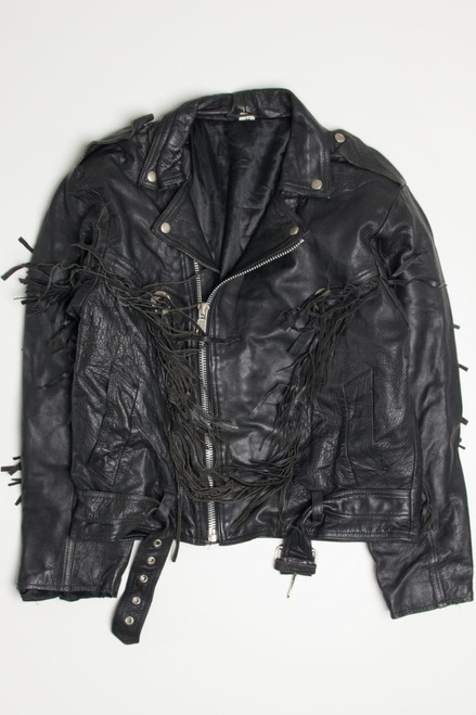 Vintage Fringe Motorcycle Jacket 346