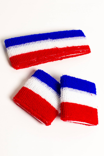 USA Headband & Wristband Set