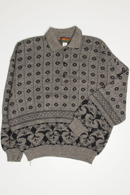 Vintage Collared Oakton 80s Sweater
