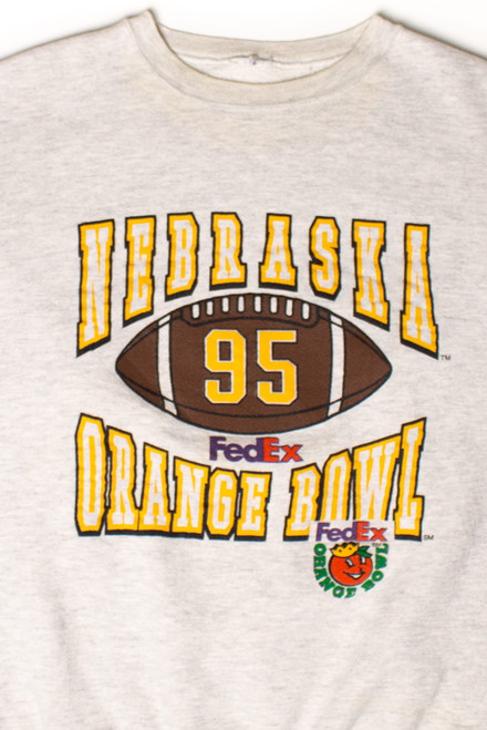 Vintage Nebraska Orange Bowl Sweatshirt (1995)