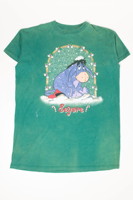 Vintage Eeyore Christmas T-Shirt Nightgown (2000s)