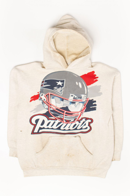 Vintage New England Patriots Big Graphic Hoodie (1990s)