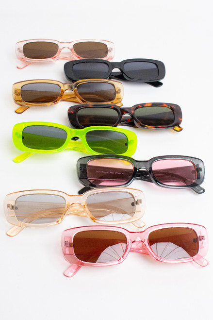 Rounded Rectangle Sunglasses