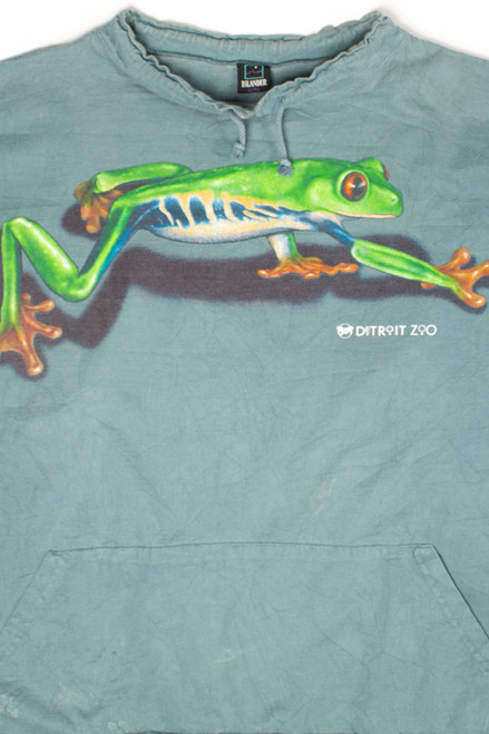 Vintage Detroit Zoo Tree Frog Sweatshirt (1990s)