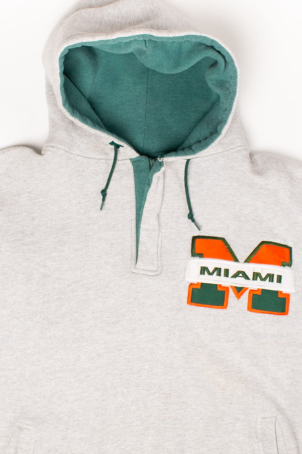 Vintage University of Miami Hoodie (1990s)