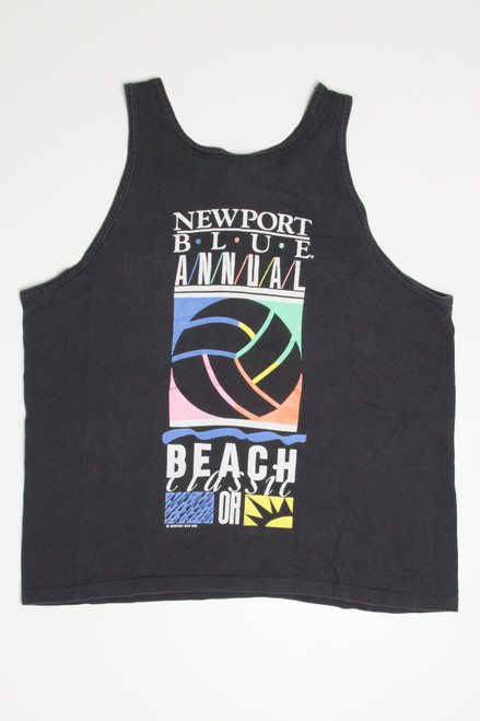 Vintage Newport Blue Annual Beach Classic Tank (1990s)