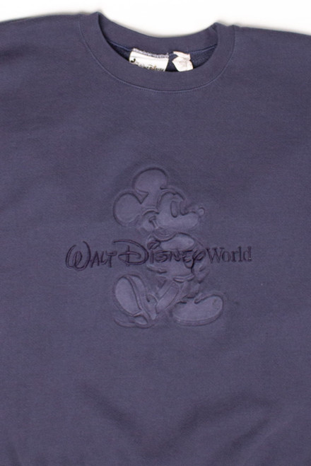 Vintage Walt Disney World Embossed Mickey Sweatshirt (1990s)