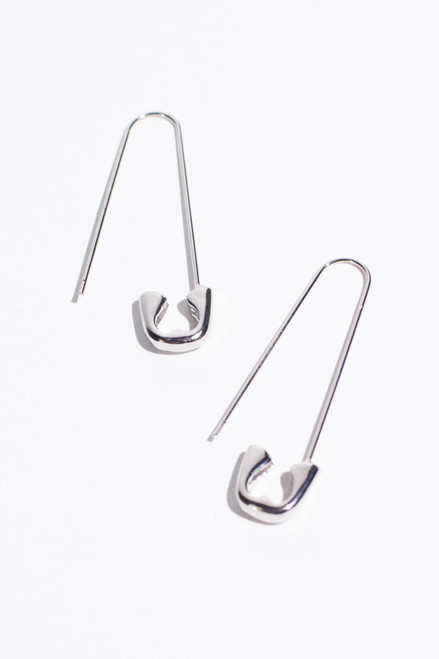 Big Safety Pin Earrings
