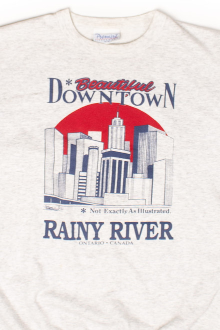 Vintage Beautiful Downtown Rainy River Sweatshirt (1990s)