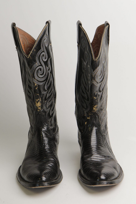 Black 11 D Cowboy Boots