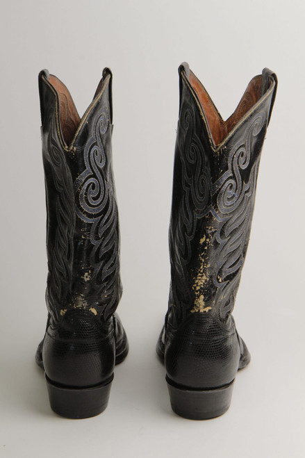 Black 11 D Cowboy Boots