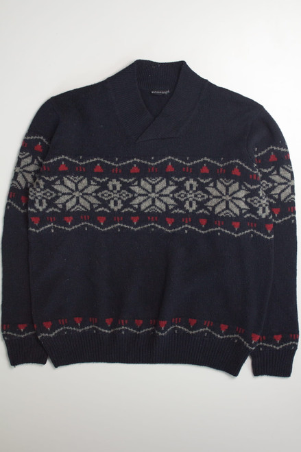 Navy Watsons Fair Isle Sweater